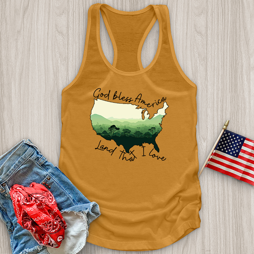 God Bless Rainforest Variation Tank Top