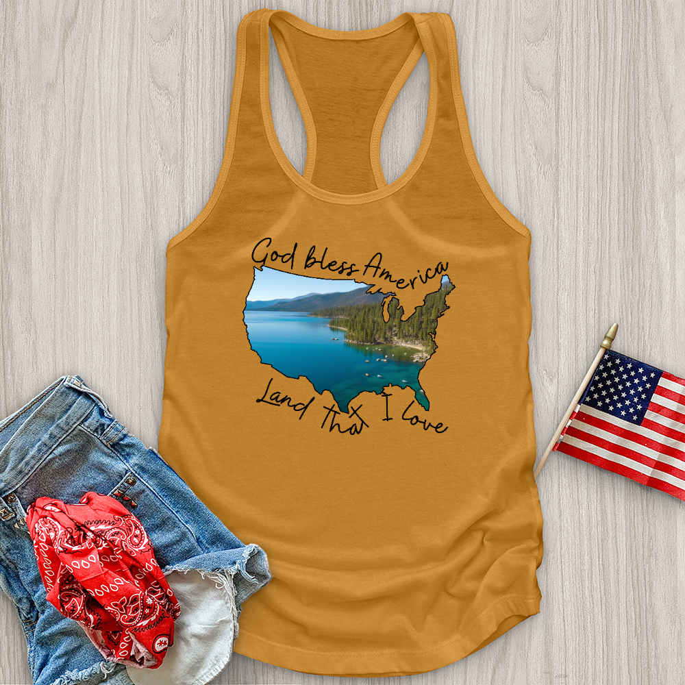 Lake With Boats on It Tank Top