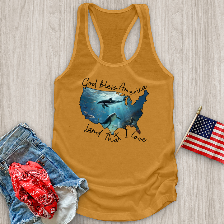 Ocean With Animals in It 3 Tank Top