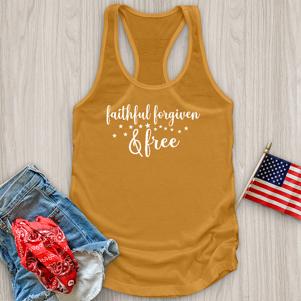 Forgiven & Free Stars Tank Top