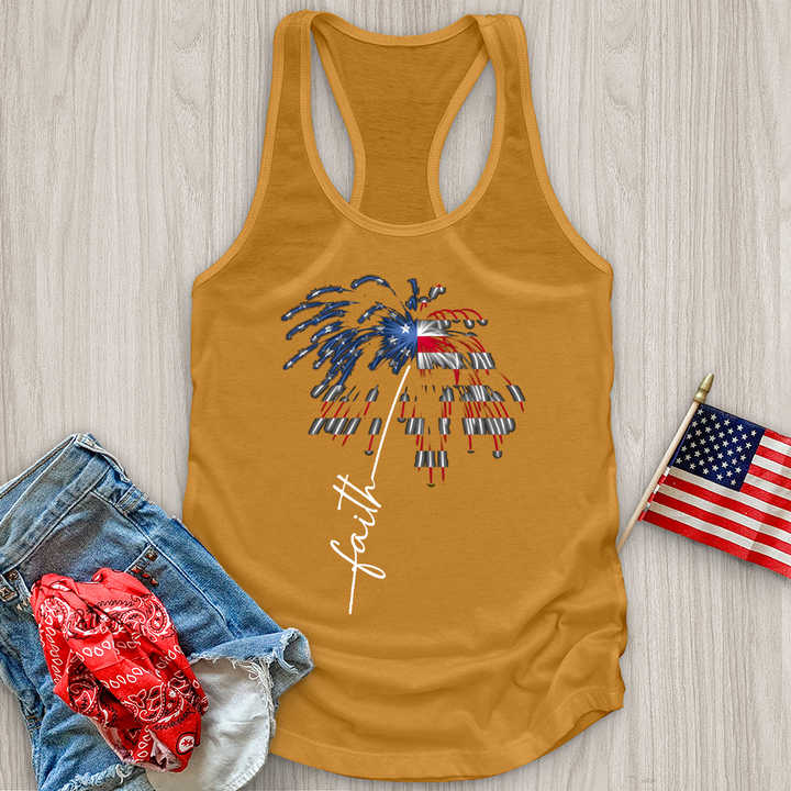 Firework Faith Flower Tank Top