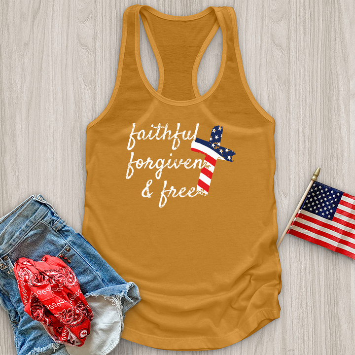 Faithful Stripes Flag Tank Top