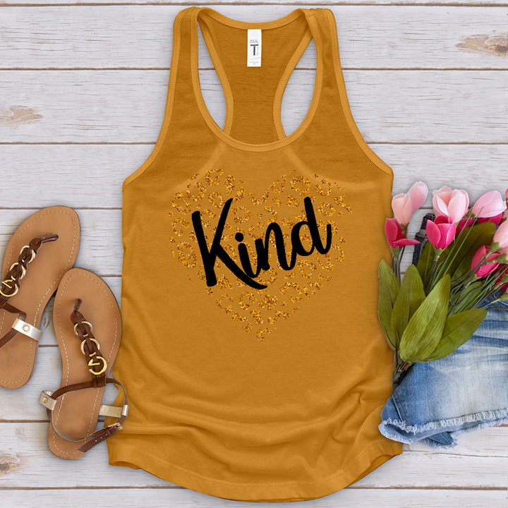 Kind Gold Heart Tank Top