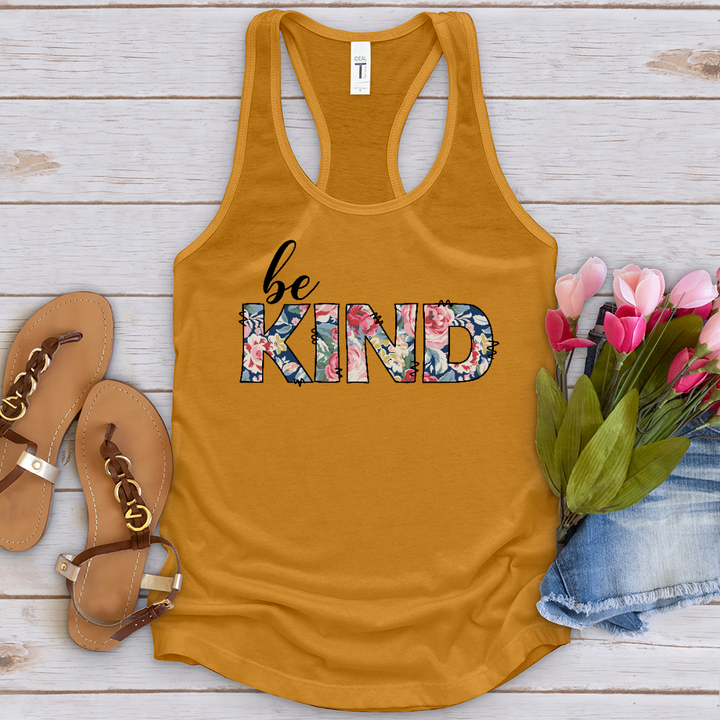 Be Kind Flowers Tank Top