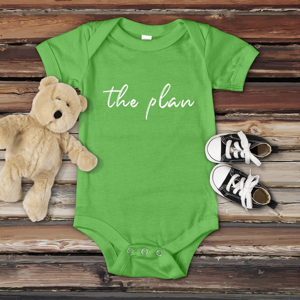 The Plan Baby Onesie