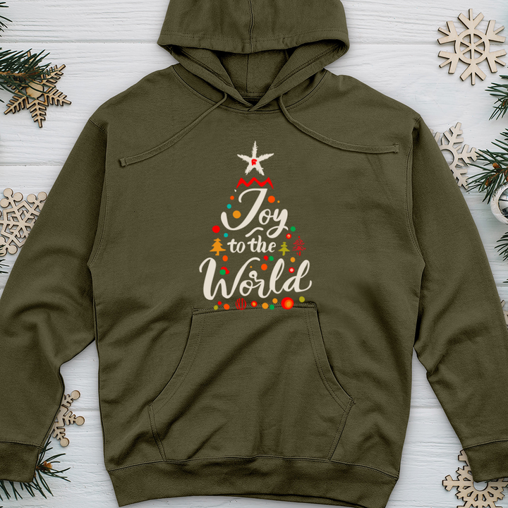 Joy to the world 01 Midweight Hooded Sweatshirt