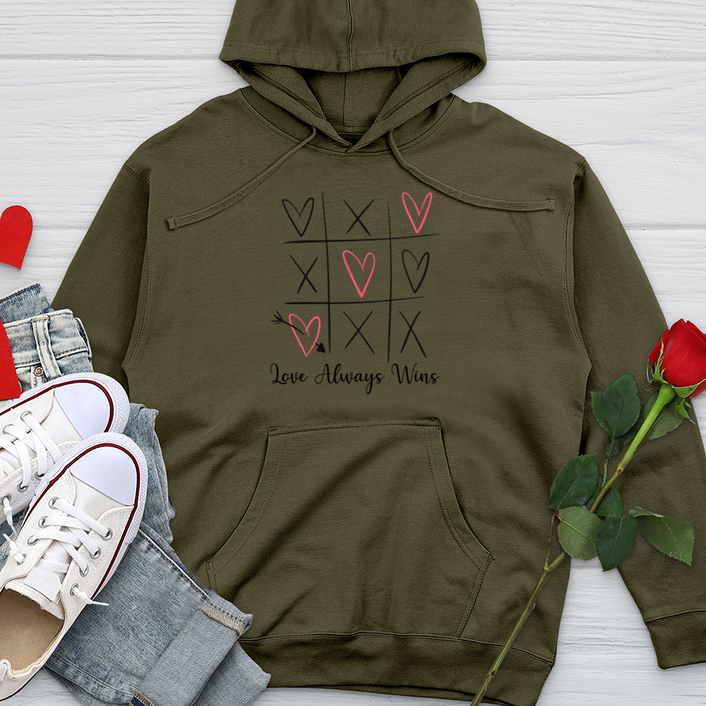 Love Always Wins Sketch Midweight Hooded Sweatshirt