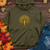 Vintage Harvest Festival Fall Themes Tree Midweight Hooded Sweatshirt