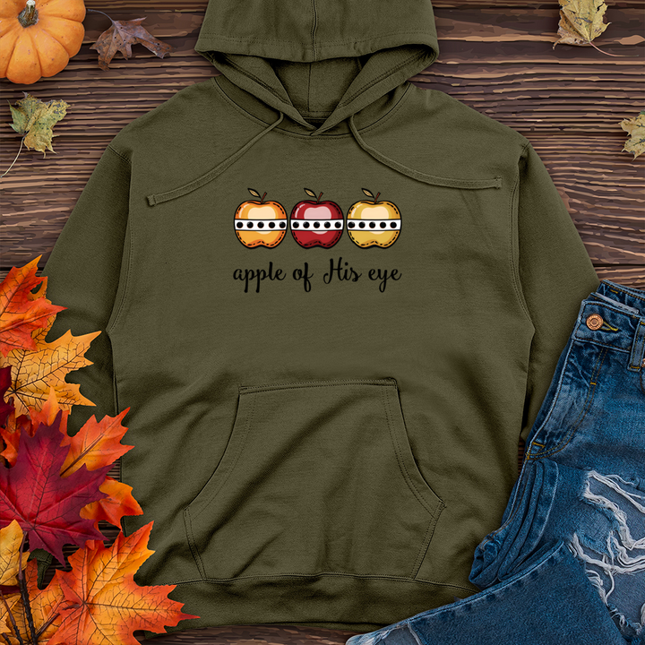 Retro Apple Cider Argyle Trio Midweight Hooded Sweatshirt