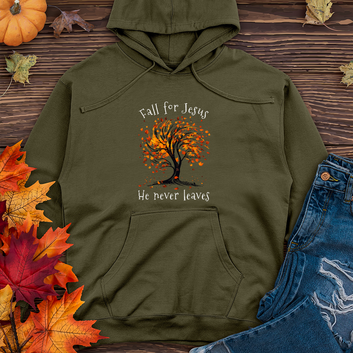 Fall For Jesus Swirl Midweight Hoodie