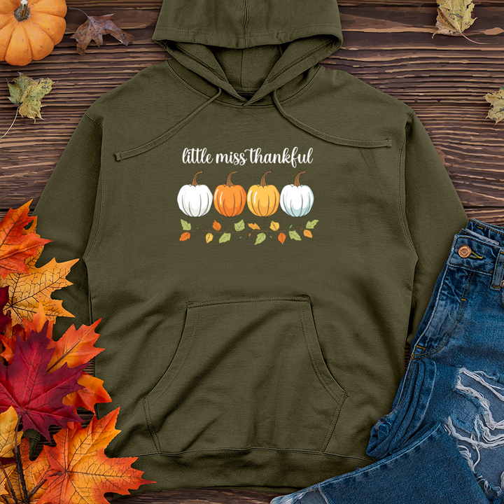 Etsy Style Orange Pastel Pumpkin Trio Midweight Hooded Sweatshirt