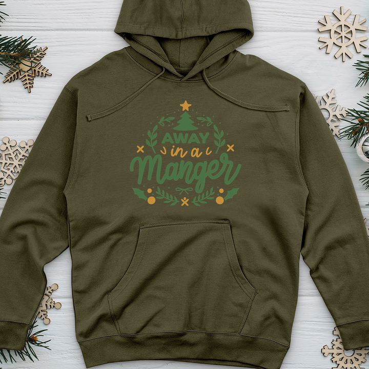 Away in Manger Midweight Hooded Sweatshirt