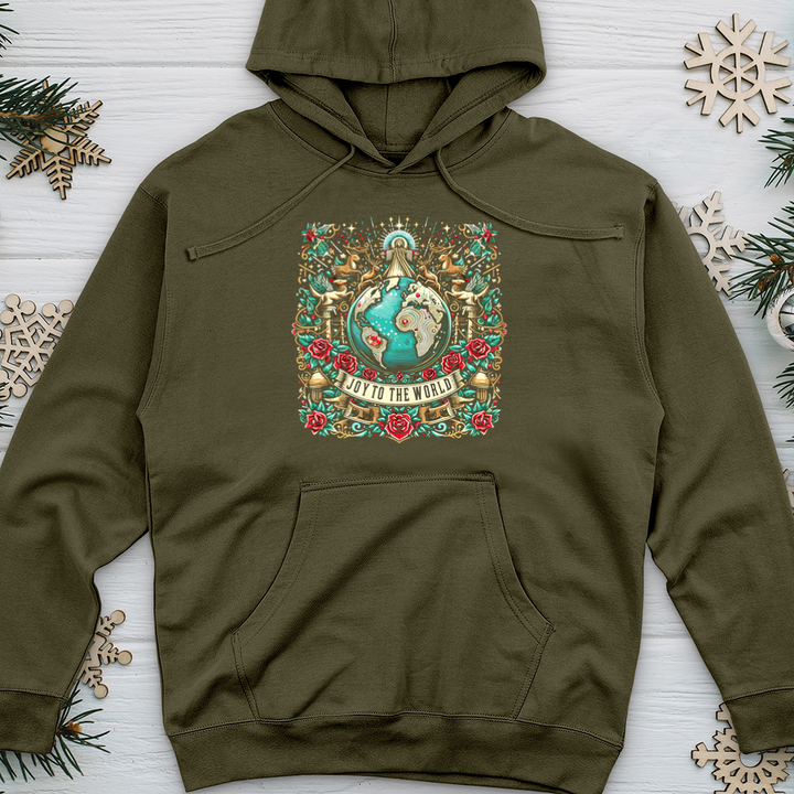 Joy to the World Midweight Hooded Sweatshirt