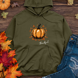 Sparkling Thankful Pumpkin Midweight Hoodie