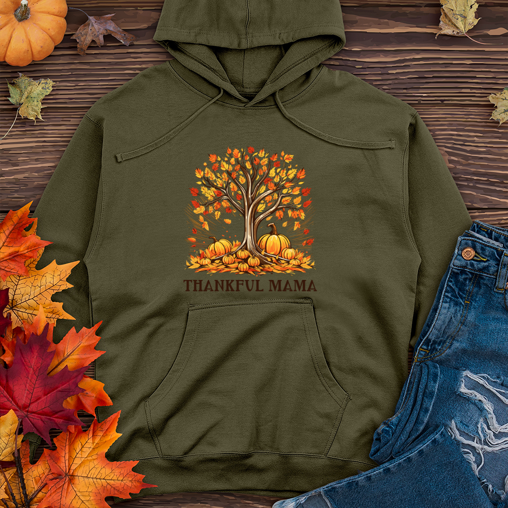 Thankful Mama Midweight Hooded Sweatshirt