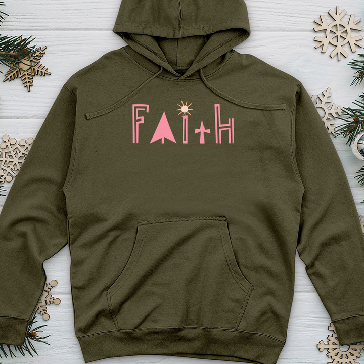 FAITH 04 Midweight Hooded Sweatshirt