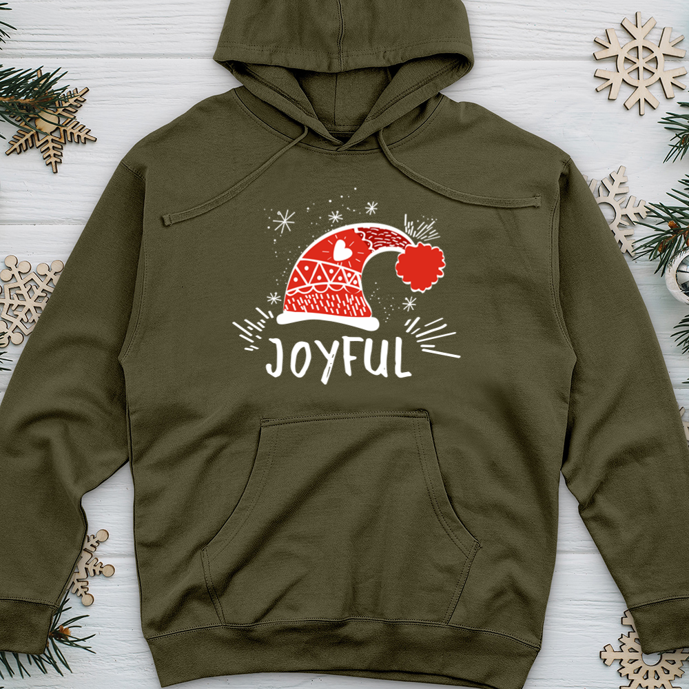 Joyful Hat Midweight Hooded Sweatshirt