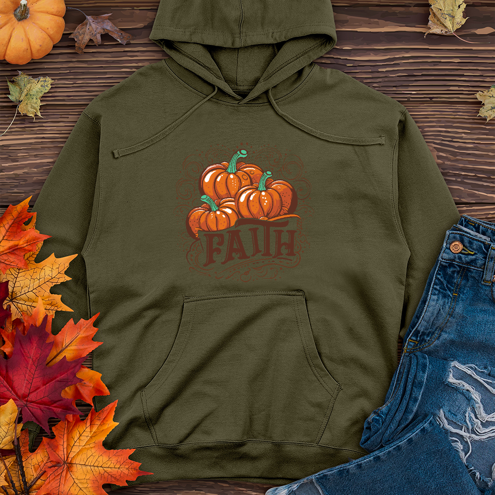 Autumn Affection Pumpkins Midweight Hoodie