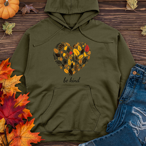 Vintage Harvest Heart Midweight Hooded Sweatshirt