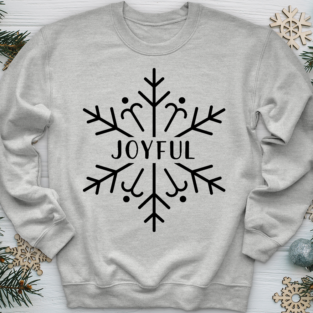 Joyful Snowflake Crewneck