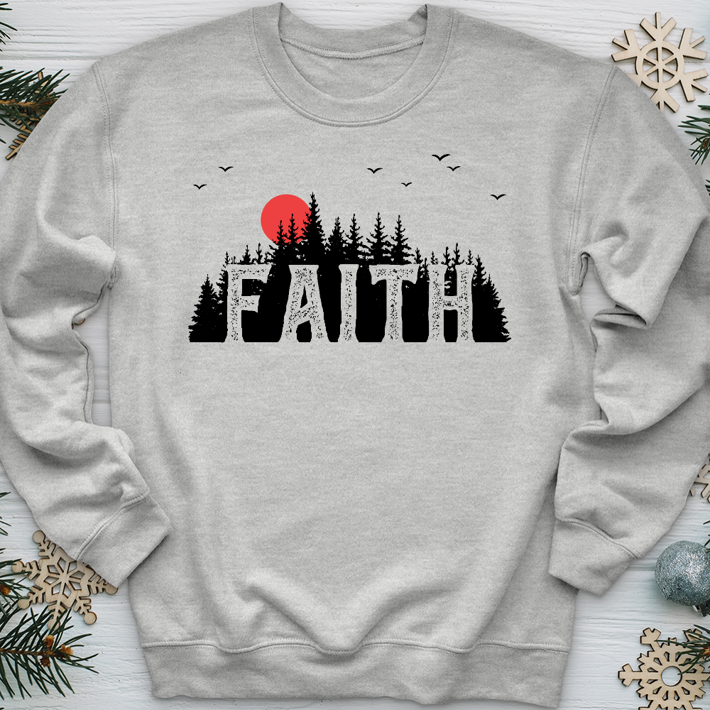 Faith Evergreens Crewneck