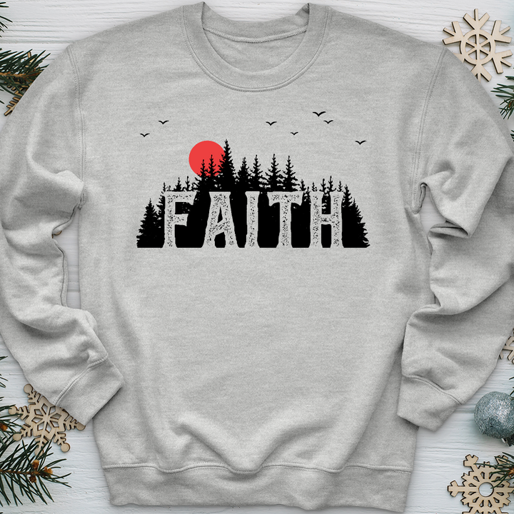 Faith Evergreens Crewneck