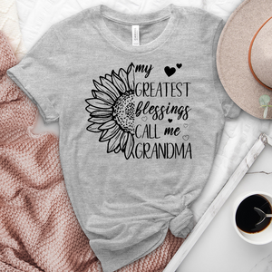 My Greatest Blessings Sunflower Heathered Tee