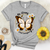 Be Strong Butterfly Heathered Tee