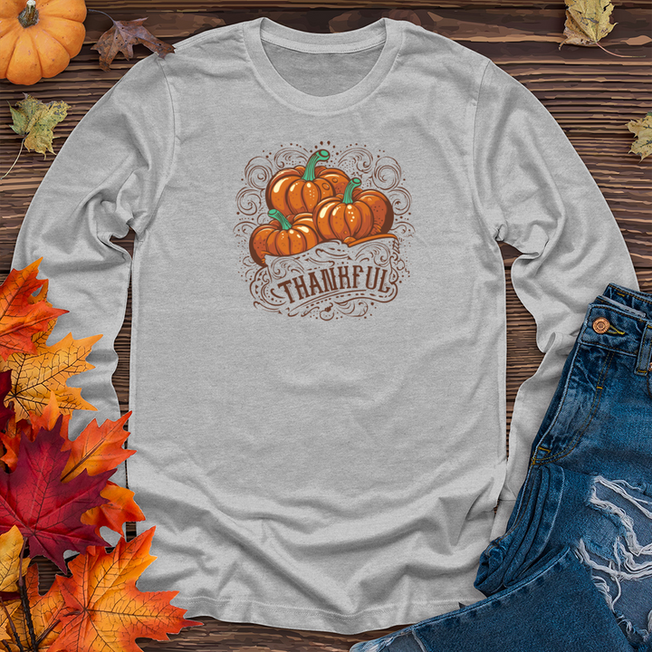 Autumn Affection Pumpkins Long Sleeve Tee