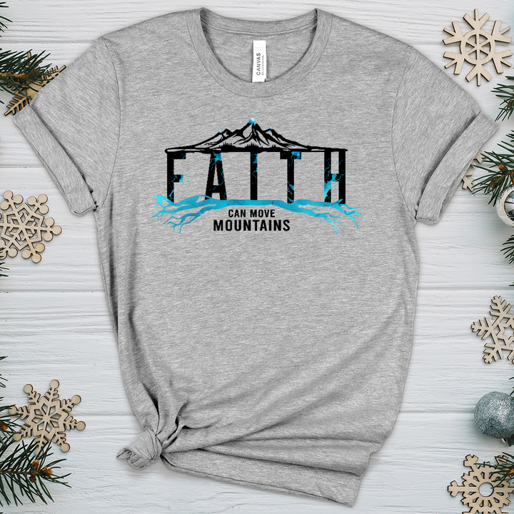 Faith Mountains Heathered Tee