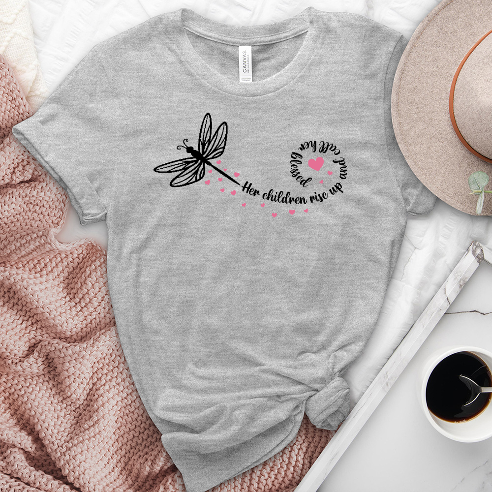 Her Children Dragonfly Heathered Tee