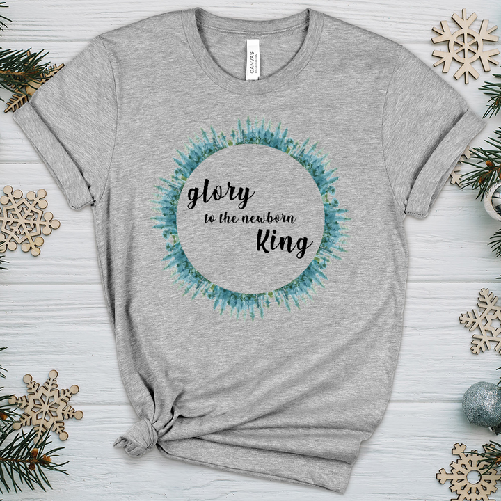 Glory to the Newborn King Heathered Tee