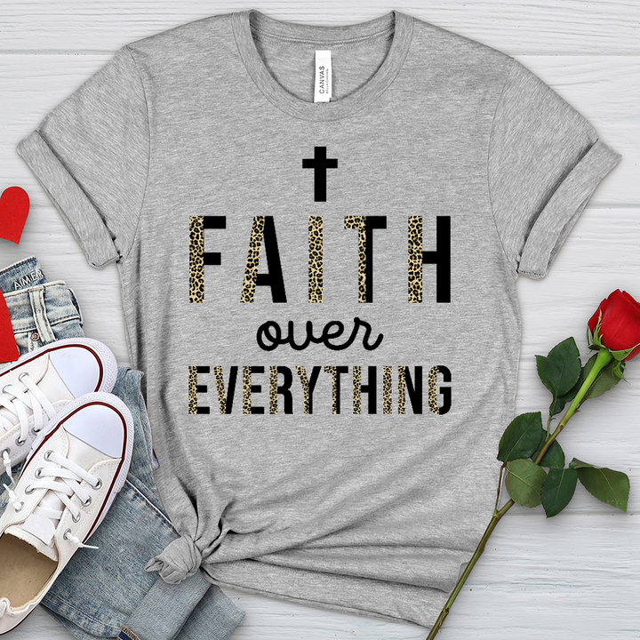 Faith Over Everything Heathered Tee