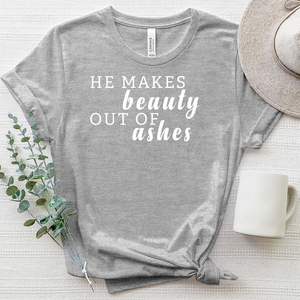 He Makes Beauty Heathered Tee