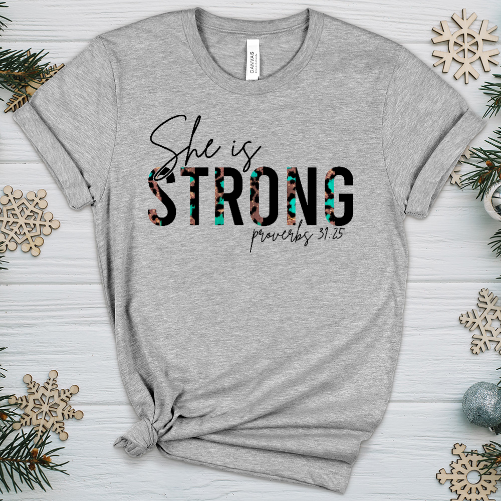 She is Strong 04 Heathered Tee