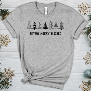 JMB Christmas Trees Heathered Tee