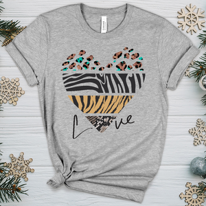 Love Is Wild 3 Heathered Tee