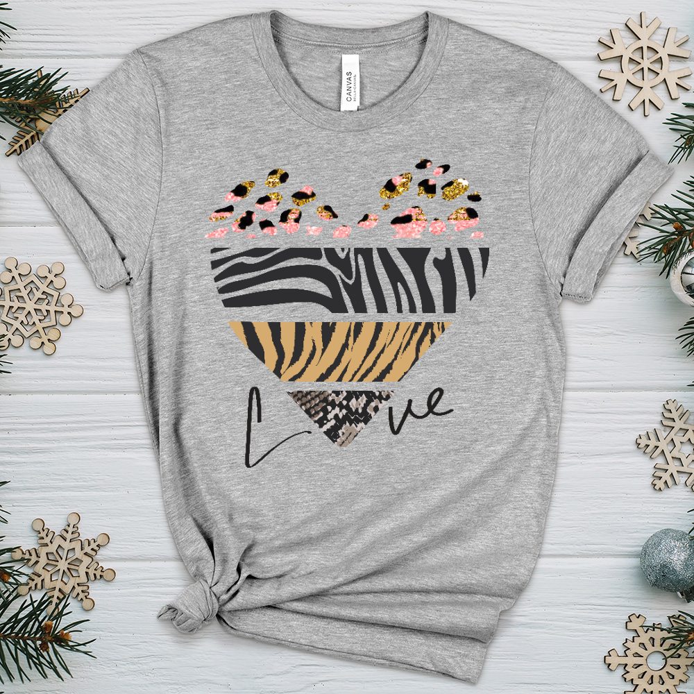 Love Is Wild 6 Heathered Tee