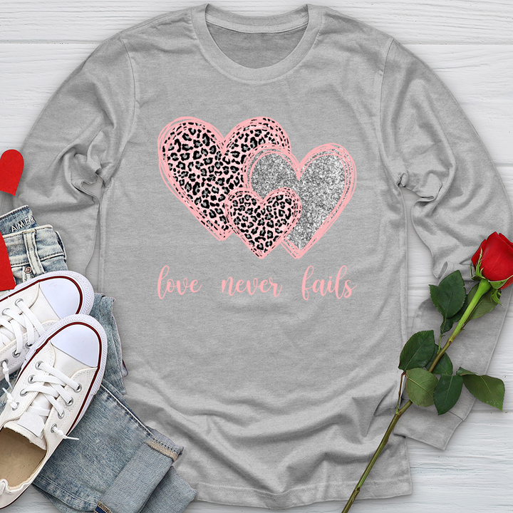 Love Never Fails Long Sleeve Tee