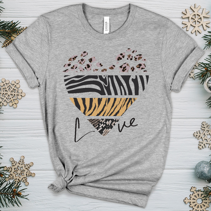 Love Is Wild 1 Heathered Tee