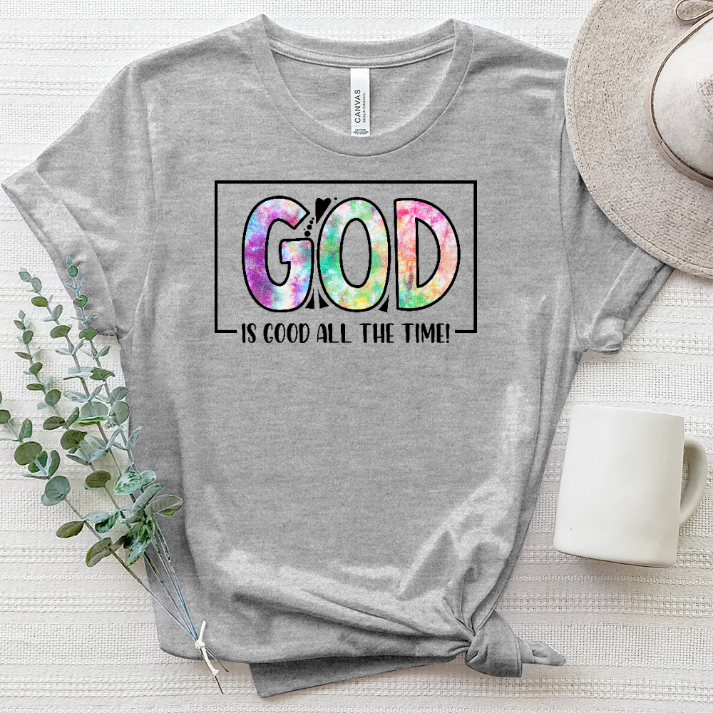 God Is Good All the Time Heathered Tee