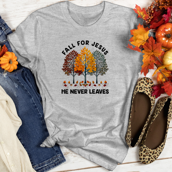 Retro Fall Forest Trio Heathered Tee