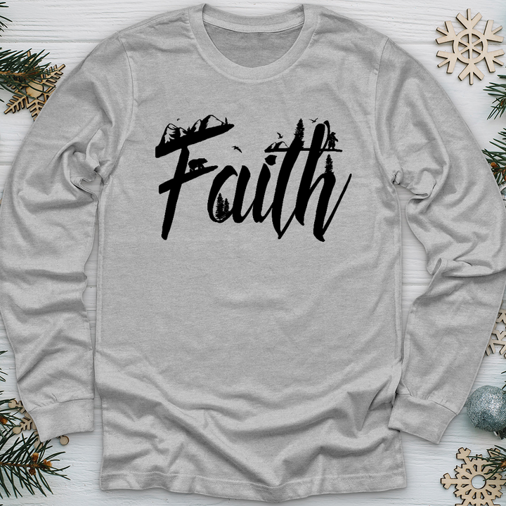 Faith Bear 01 Long Sleeve Tee