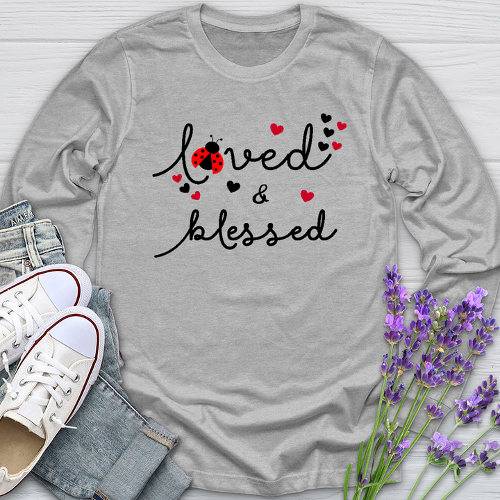 Loved & Blessed Ladybug Long Sleeve Tee