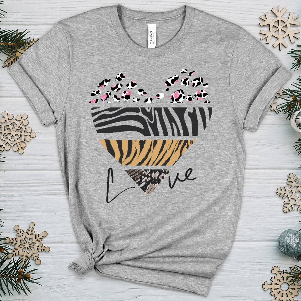 Love Is Wild 7 Heathered Tee