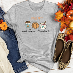 Pumpkin Spice Fall Heathered Tee