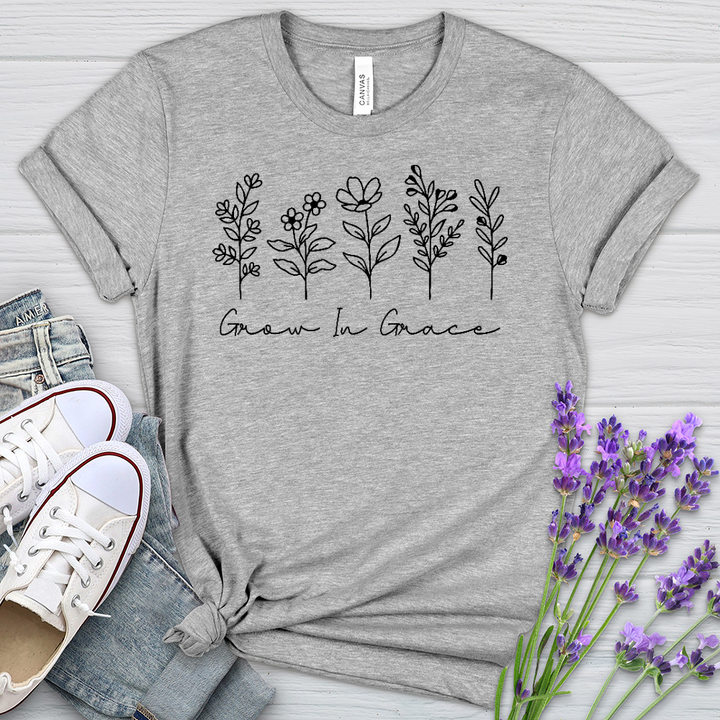 Grow In Grace Heathered Tee