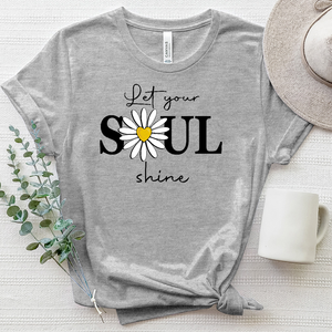 Let Your Soul Shine Heathered Tee