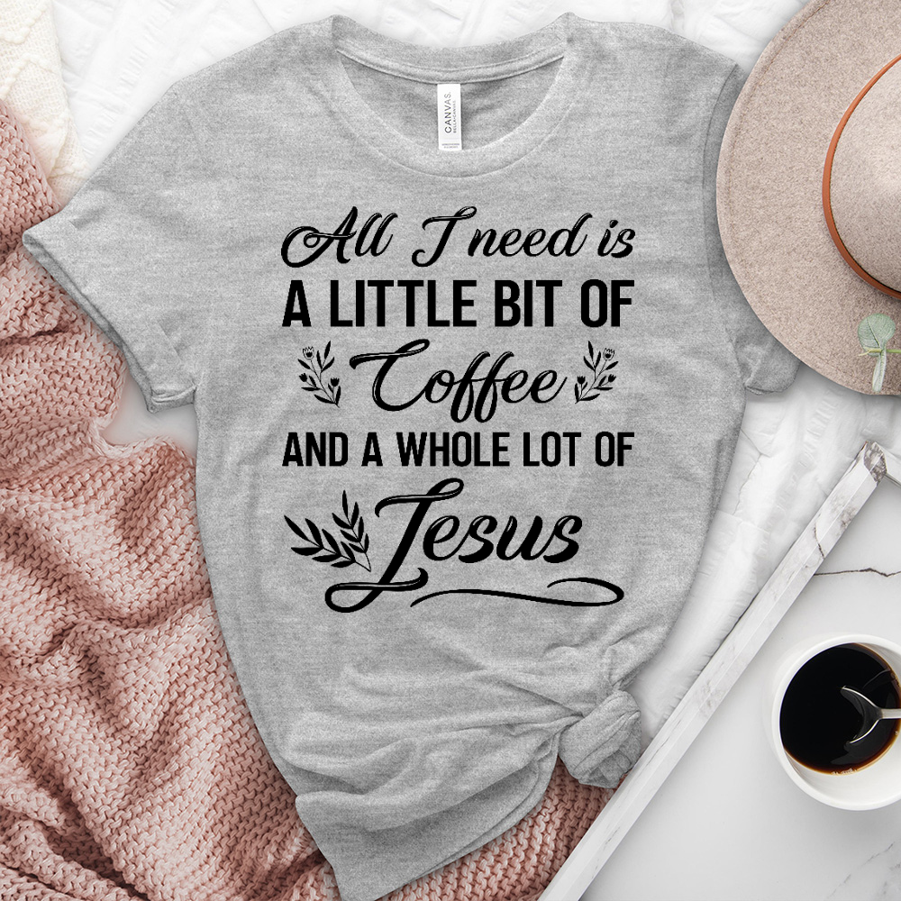 Whole Lot Of Jesus Heathered Tee