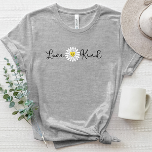 Love is Kind Daisy Heathered Tee